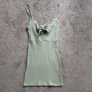 ribbed fitted dress